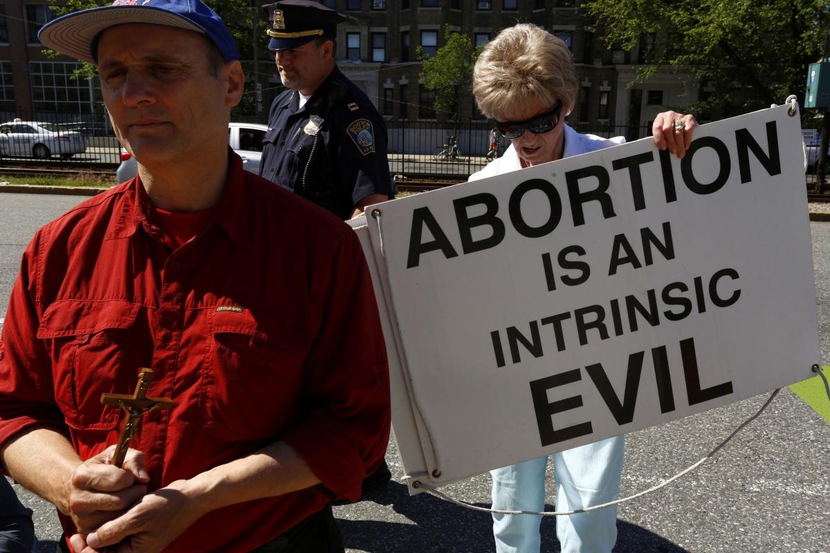 Pro-lifeactivisten betogen tegen abortus. Steeds meer Amerikaanse staten nemen strengere abortuswetten aan. 