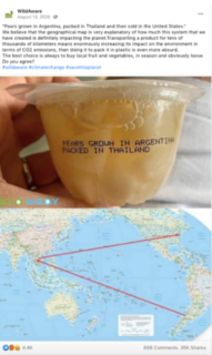 Factcheck: ja, deze foto toont peren die gekweekt zijn in Argentinië en verpakt in Thailand
