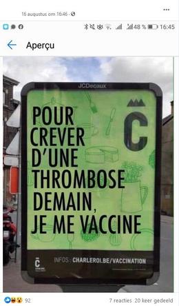 Factcheck: nee, de stad Charleroi hield geen campagne tegen vaccins