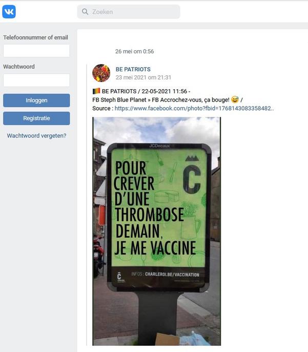 Factcheck: nee, de stad Charleroi hield geen campagne tegen vaccins