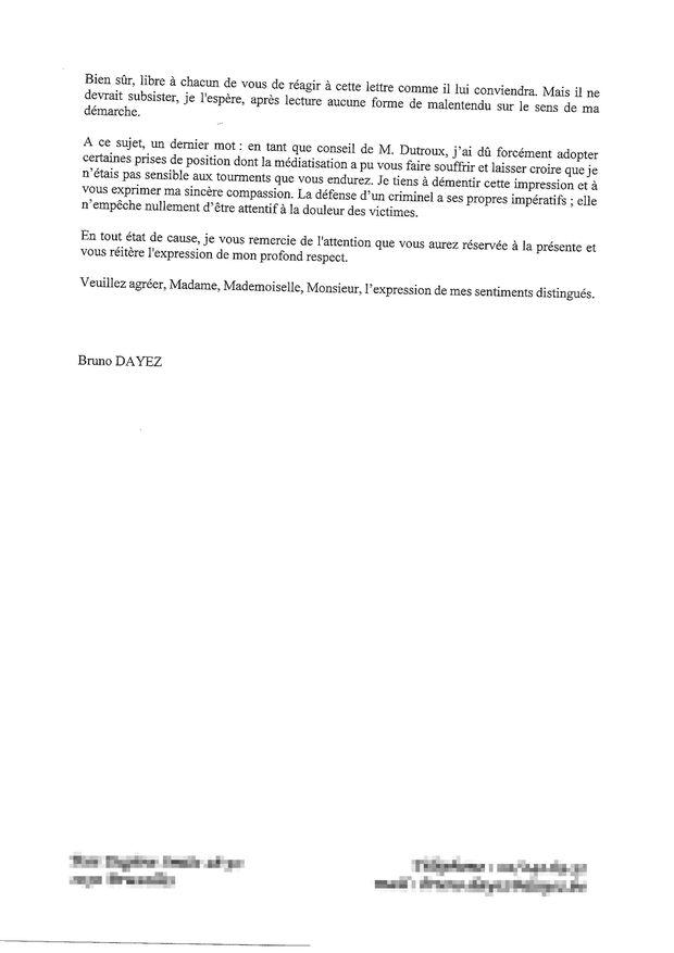 Brief Dutroux: 'Eén grote publiciteitsstunt van advocaat met veel tijd'