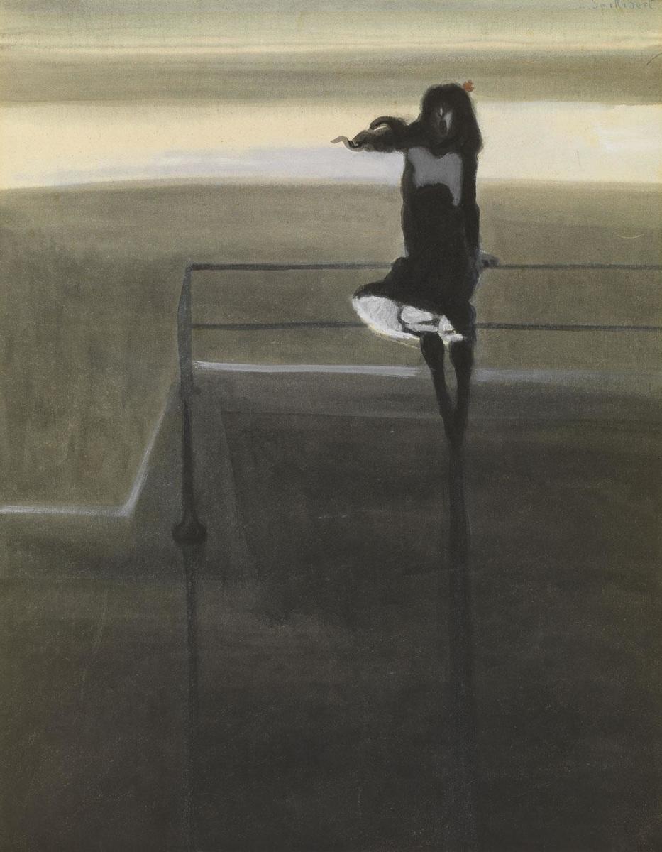 De windstoot (1904) De mens aan zee, in al zijn nietigheid.