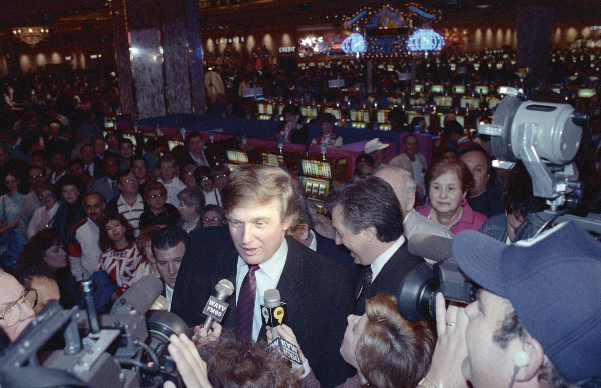 Trump in Atlantic City 'Trump liet drie casino's failliet gaan. Zakelijk was hij een totale ramp.'
