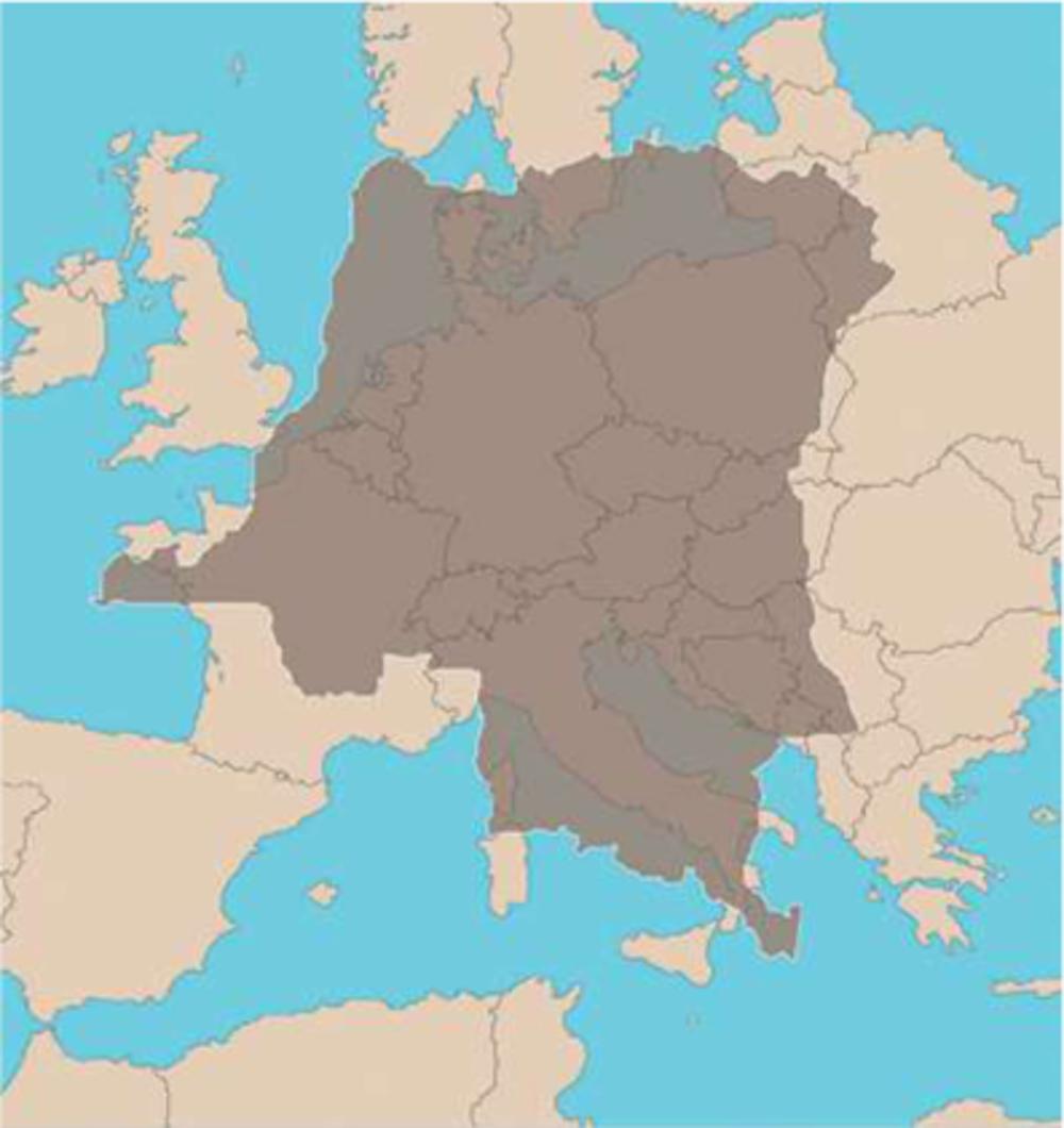 Als je de Democratische Republiek Congo op een kaart van Europa over-tekent, besef je hoe groot de ex-kolonie is.