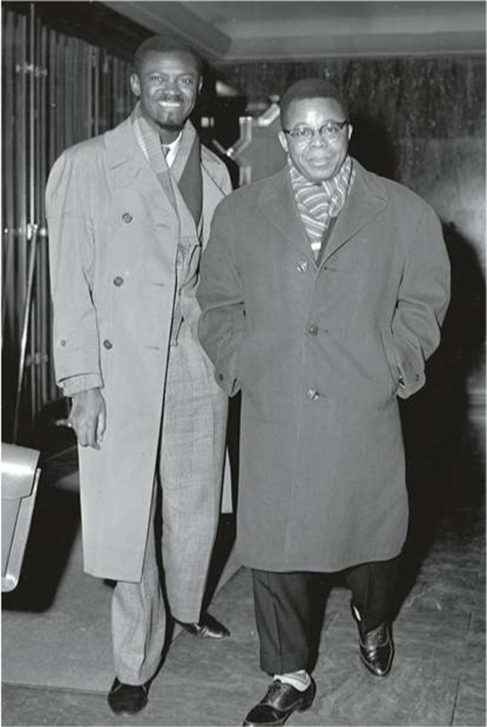 Patrice Lumumba en Joseph Kasavubu zullen in 1960 respectievelijk premier en president worden van een onafhankelijk Congo.