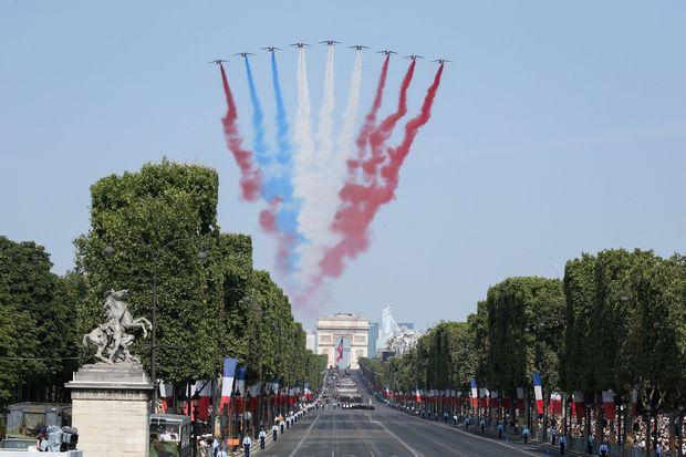 Geklungel tijdens défilé op Franse nationale feestdag