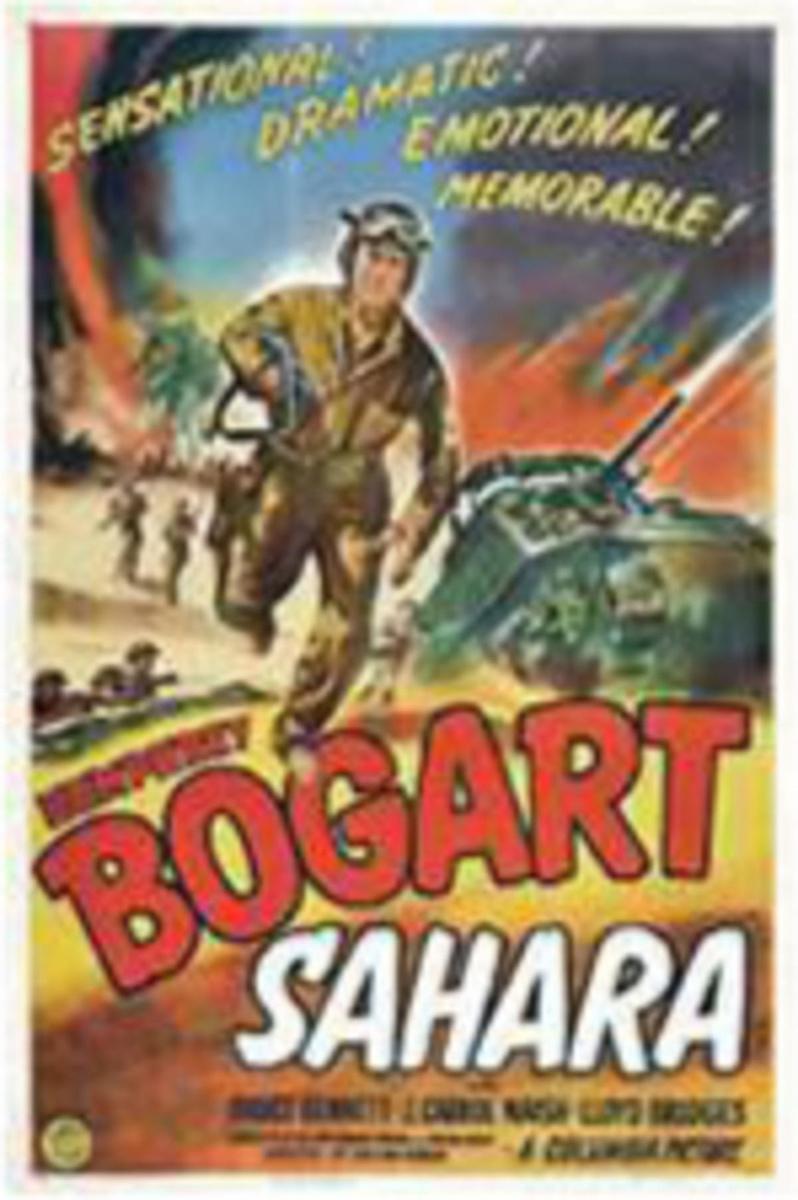 De Amerikaanse speelfilm Sahara. Regie door Zoltán Korda, Columbia Pictures. Release 11 november 1943. Een mooi voorbeeld van geallieerde propaganda tijdens de Tweede Wereldoorlog.