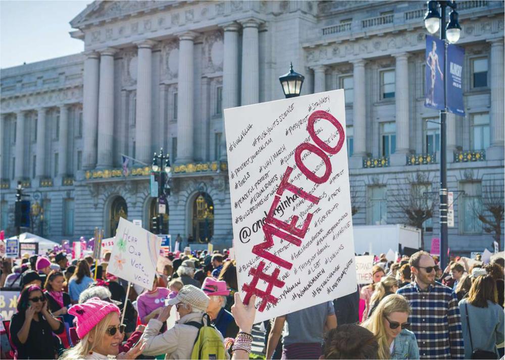 Vrouwenmars op 20 januari 2018 in San Francisco. De #Metoo-beweging gaat in tegen genderongelijkheid.