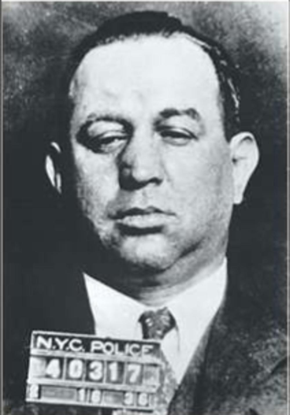 Jacob 'Gurrah' Shapiro, oprichter van de 'Murder, Inc.'.