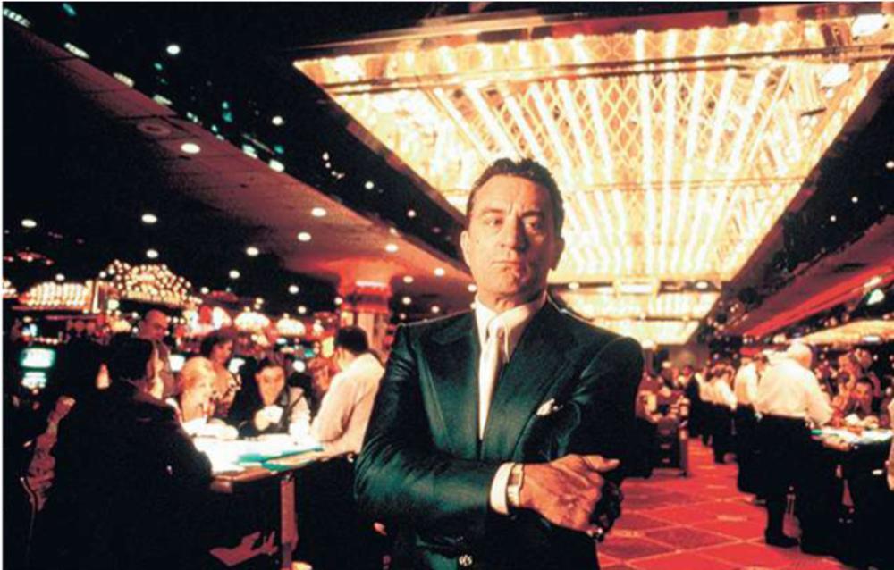 Telkens weer Robert de Niro: hier in de maffiafilm Casino van Martin Scorsese (1995).