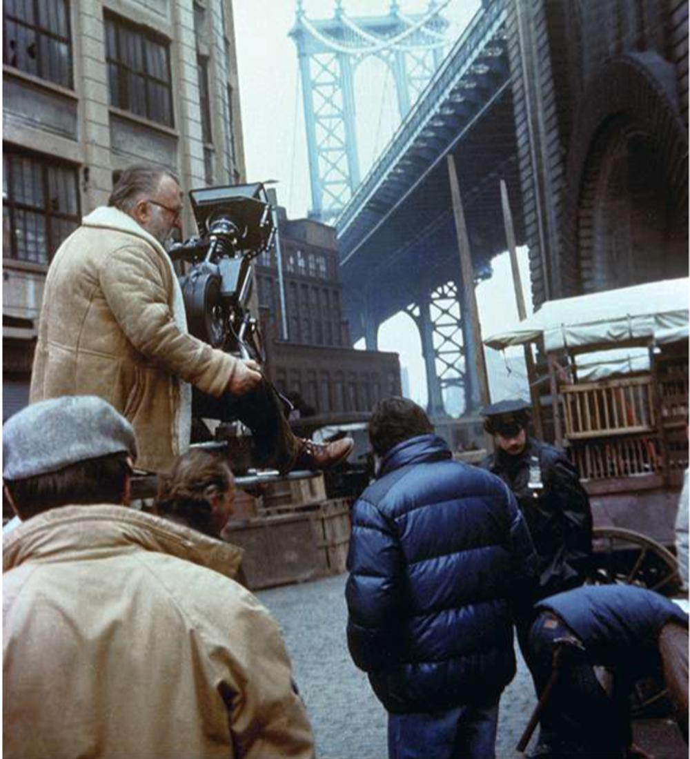 Sergio Leone filmt in New York het epos Once Upon a time in America (1984). Hoofdrol? Robert de Niro.
