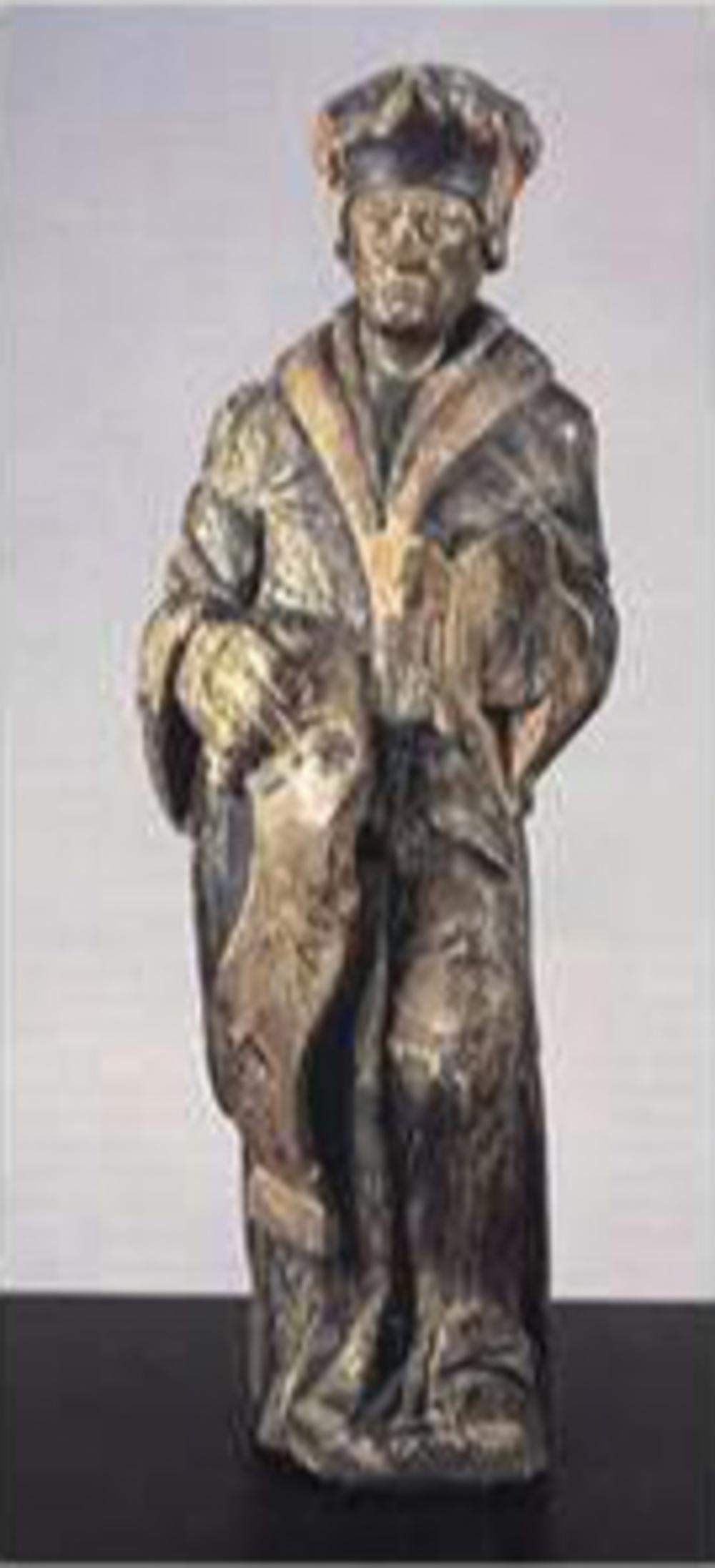 Erasmus, het houten hekbeeld van De Liefde, voorheen de Erasmus. (Tokio National Museum)