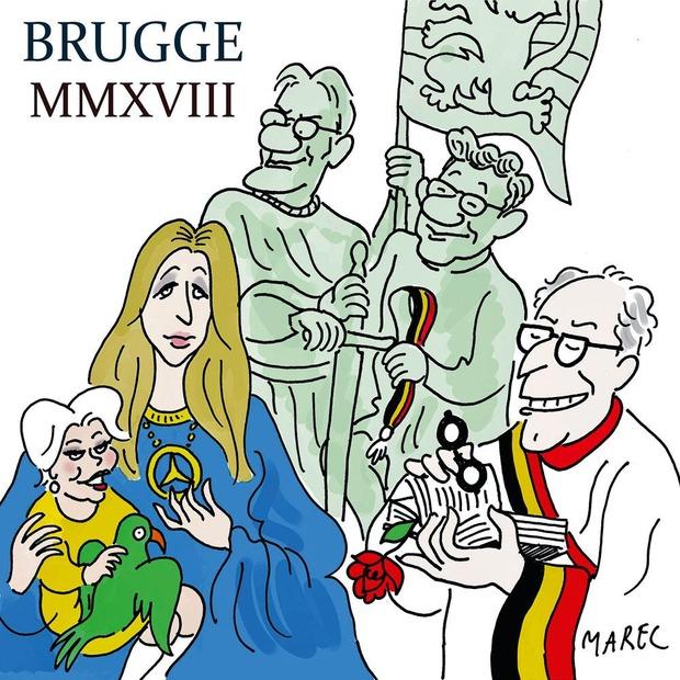 Cartoonist Marec: 'Ik benijd toeristen, omdat zij Brugge voor het eerst zien'