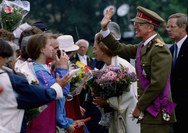 Koning Boudewijn op 21 juli 1993