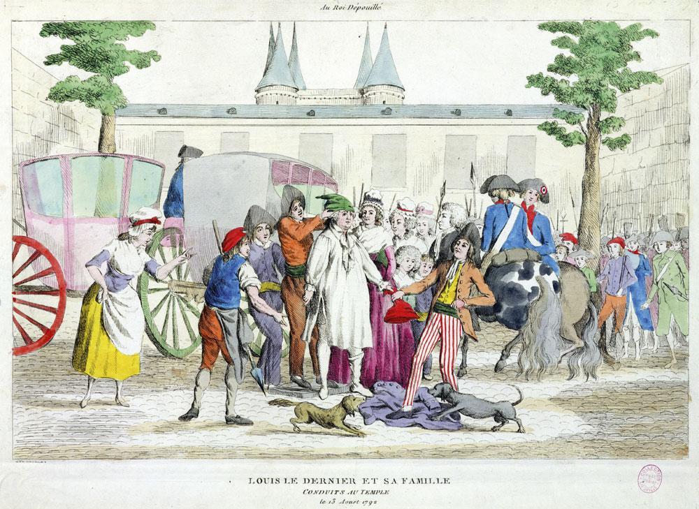 Op 10 augustus 1792 werden Louis XVI en zijn familie gevangengenomen door de sansculotten. Nauwelijks een halfjaar later werd de koning onthoofd.