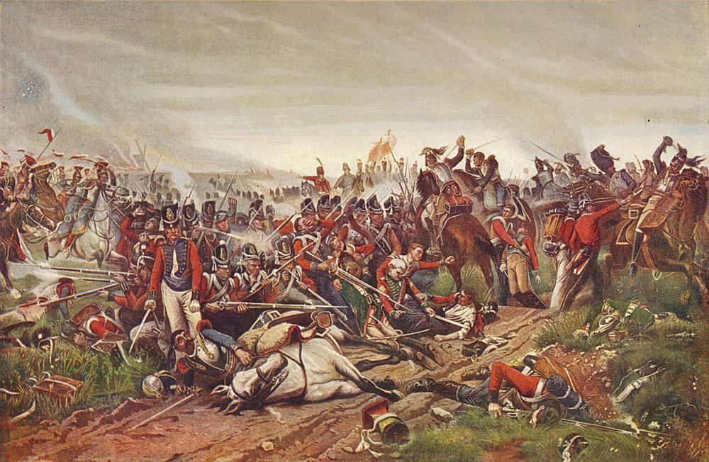 18 juni 1815: slag bij Waterloo. Het doek valt voor de keizer.