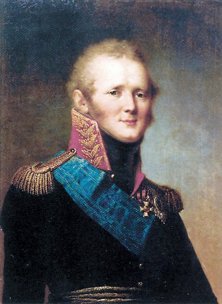 Stepan Shchukin, Tsaar Alexander I, 1809. De jonge tsaar was een ijdele, onzekere en niet zo verstandige man.