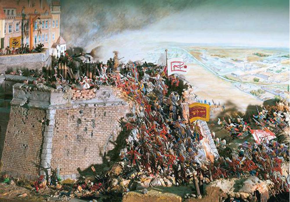 Belegering van Wenen in 1683 Het is na 1529 de tweede poging van de Turken. Meer dan 100.000 man waren er van 14 juli tot 12 september 1683 vergeefs mee bezig.