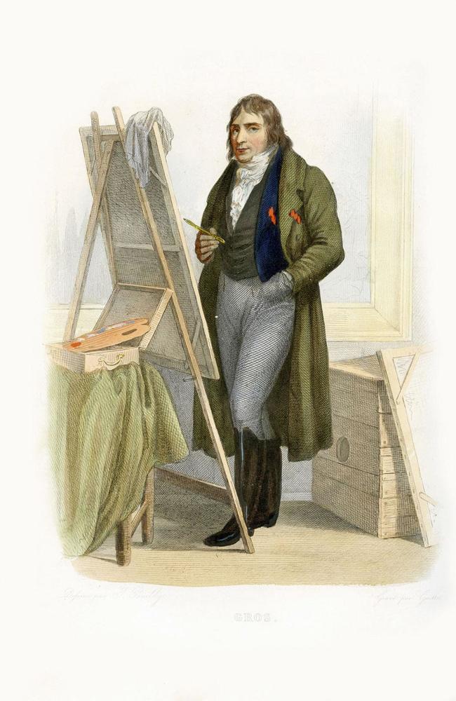 Antoine-Jean Gros (1770-1835) vereeuwigde Bonapartes heldendaden. Hij maakte krachtige schilderijen in dienst van een politieke beeldvorming.