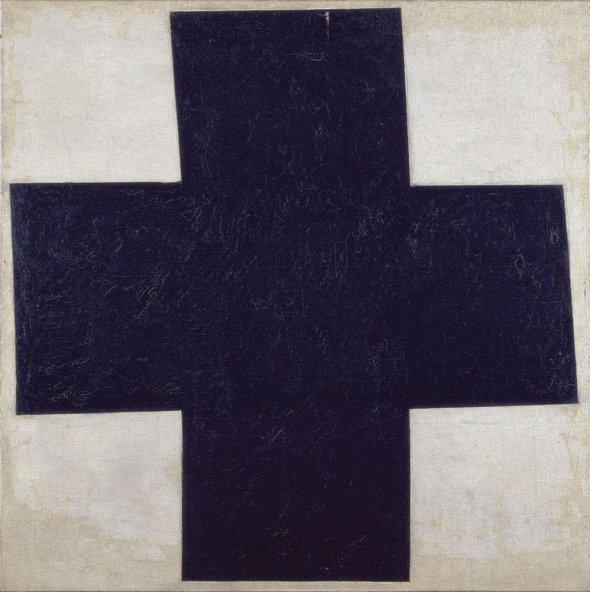 Een donderslag bij heldere hemel: het Zwart kruis van Kazimir Malevitsj uit 1915.
