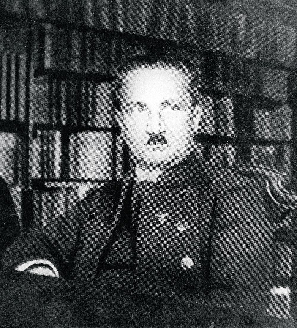 Martin Heidegger was door een hartaandoening vooral achter het front actief.