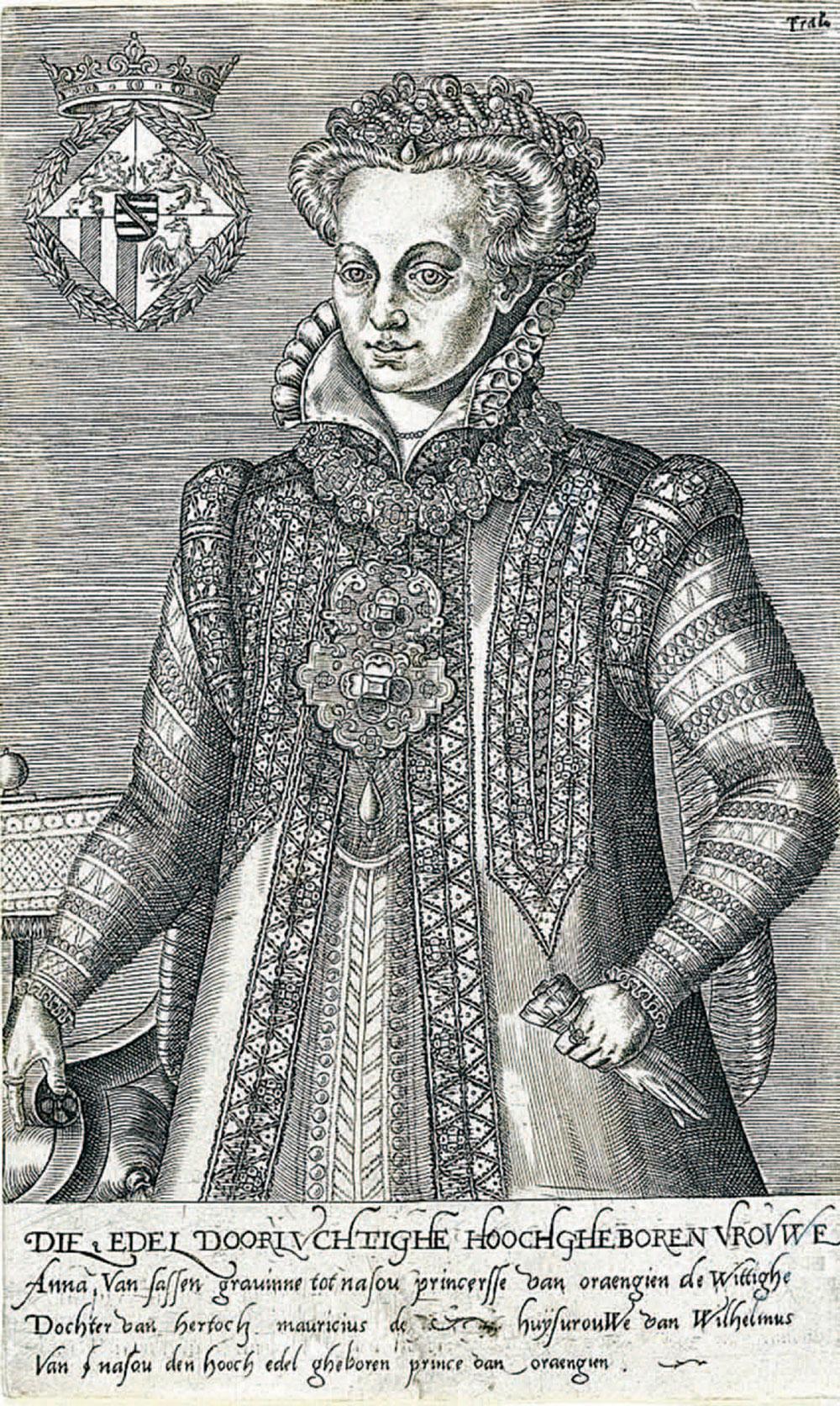 Anna van Saksen De echtgenote van Willem van Oranje werd de minnares van Jan Rubens.