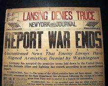New Yorkse krant meldt dat er een wapenstilstand is op... 7 november.