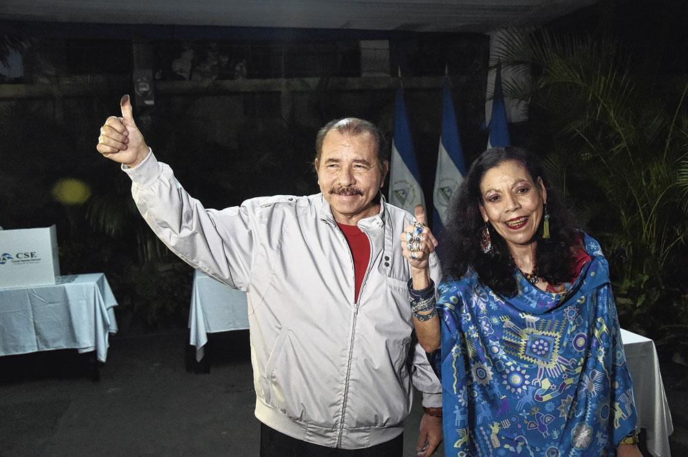 Herverkiezing van president Ortega.