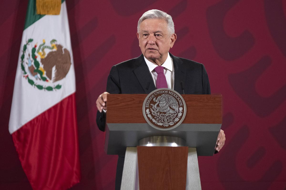 De Mexicaanse president Andrés Manuel Lopez Obrador.