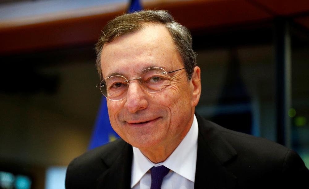 Marcio Draghi, voorzitter Europese Centrale Bank