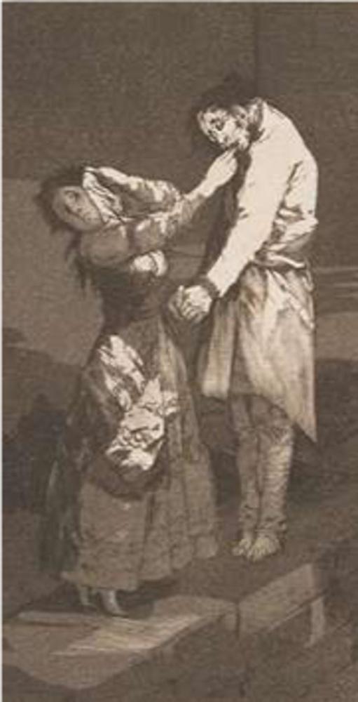 Op jacht naar tanden, Francisco de Goya, 1799.