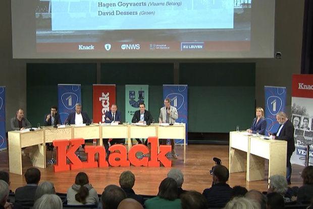 Verkiezingsdebat van Knack en Radio 1 in Leuven: 'Verdubbel het budget voor armoedebestrijding'