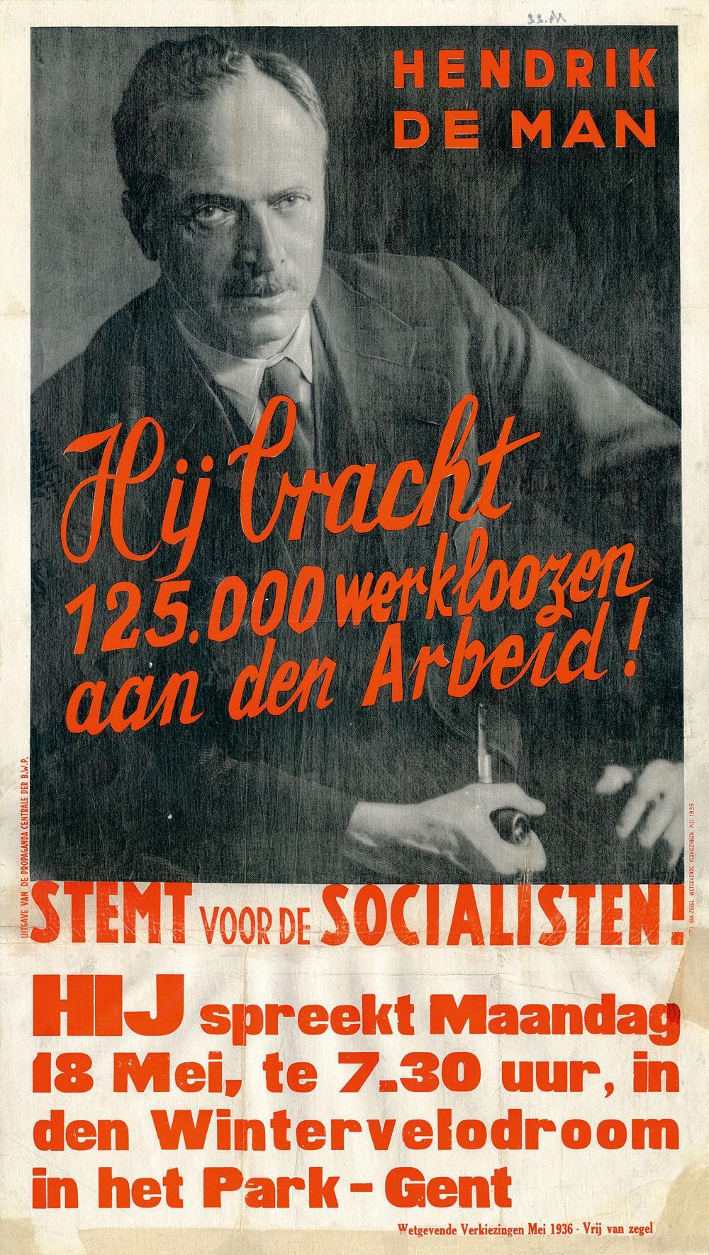 Links en collaborateur: de fascistische trekken van socialistenleider Hendrik de Man