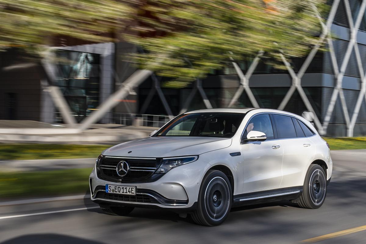 De EQC is een gebouwd op basis van de GLC en is de eerste elektrisch aangedreven SUV van Mercedes.