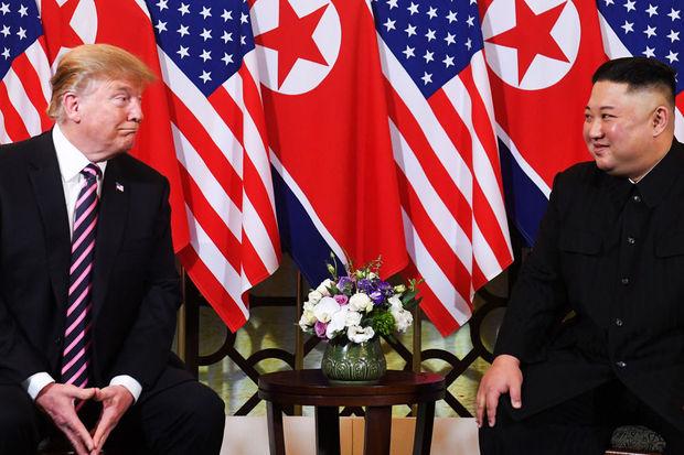 Donald Trump en Kim Jong-un