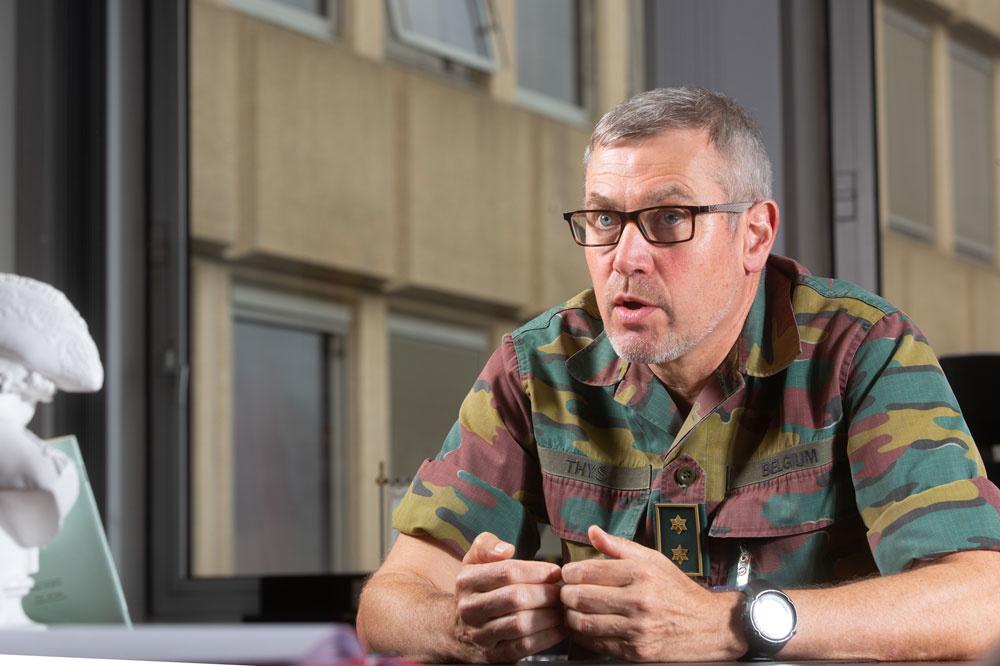 Marc Thys, crisismanager van het Belgisch leger: 'Een soldaat die niet betaald wordt, is gevaarlijk'
