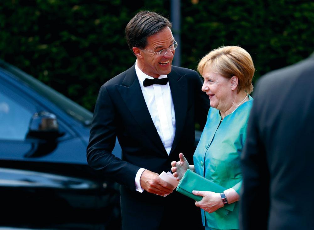 Persoonlijke band: Angela Merkel nodigde Rutte in de zomer van 2018 uit voor de Wagnerreeks in het Bayreuther Festspielhaus.
