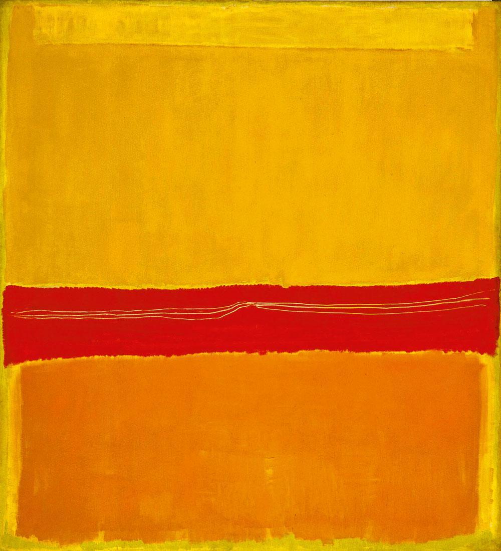 Mark Rothko, No.5/No.22 (1950) 'Bij veel Amerikanen herken je hoe groot de invloed van Henri Matisse en zijn gebruik van grote kleurvakken is geweest.'