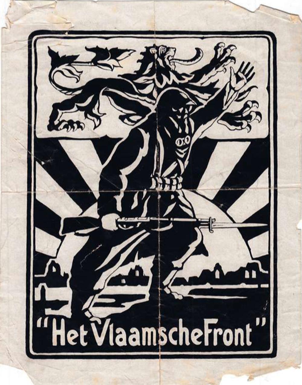 In Vlaanderen meldt zich een nieuwe partij, een echte oorlogsvrucht: het Vlaamse Front, gesticht door ex-soldaten met een radicaalnationalistisch programma: 'Vlaams Zelfbestuur'.