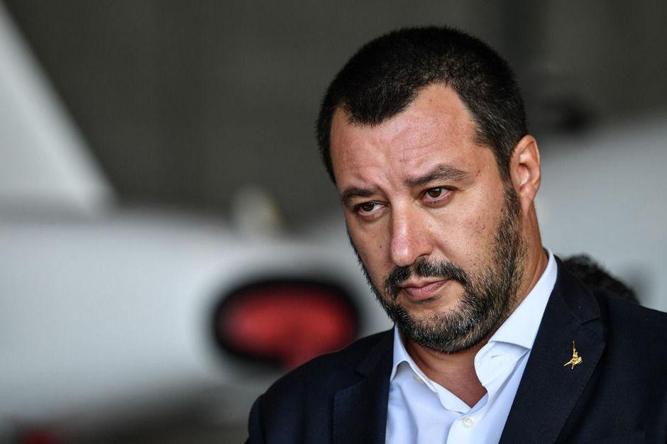Italiaans minister van Binnenlandse Zaken en Legavoorzitter Matteo Salvini