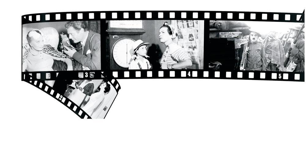 Films die te zien zijn op Il Cinema Ritrovato: 2. Imitation of life, 3. La fortuna di essere donna, 4. Domenica d'Agosto, 5. Shoulder arms