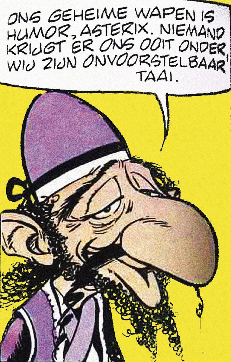 De Joodse koopman Samson in 'De odyssee van Asterix'