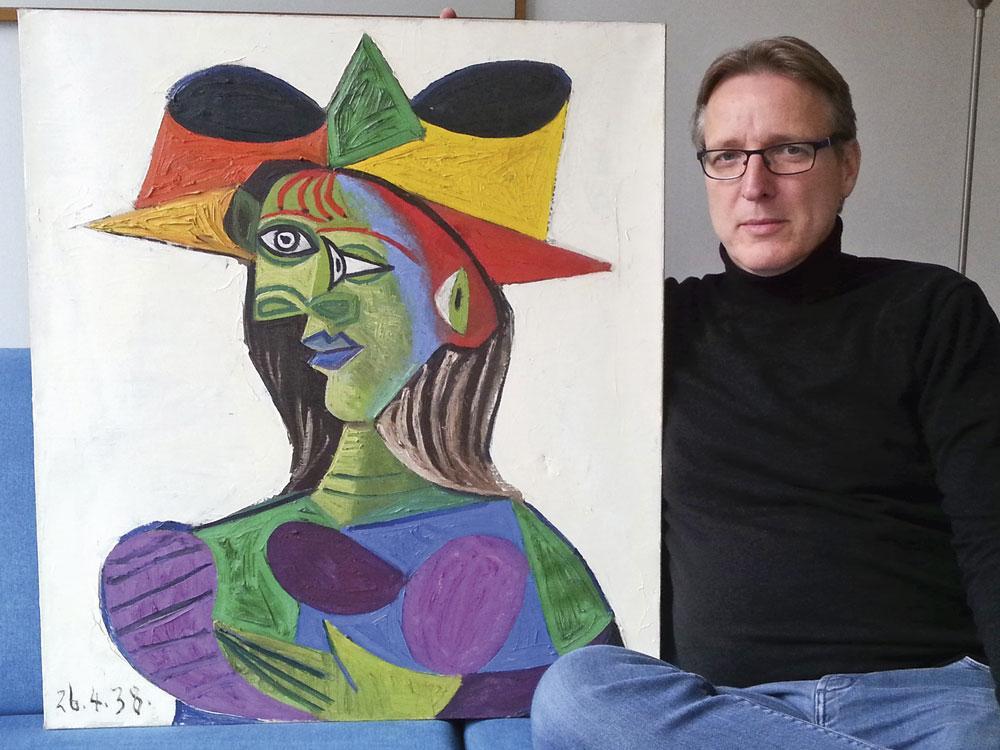 Arthur Brand met 'Buste de femme': 'Die Picasso eindelijk in mijn handen mogen houden: het was een magisch, bijna religieus moment.'