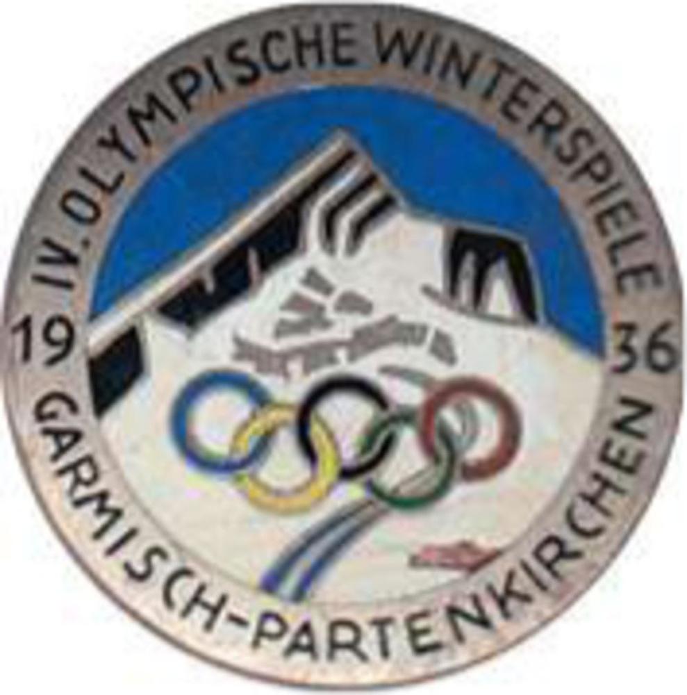 Herinneringspenning aan de Olympische Winterspelen van Garmisch-Partenkirchen. De Spelen waren aanleiding voor de fusie tussen Garmisch en Partenkirchen, en voor een nieuwe belasting, wat inwoner Richard Strauss in woede over 'deze sportflauwekul' deed ontsteken.