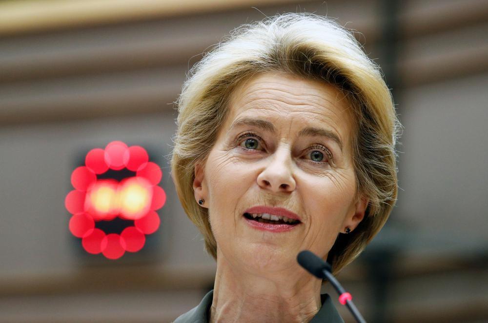 Ursula von der Leyen, voorzitter Europese Commissie.