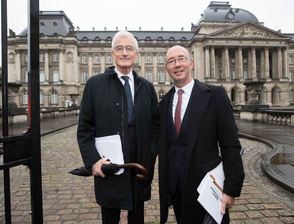 Preformateurs Geert Bourgeois (N-VA) en Rudy Demotte (PS)