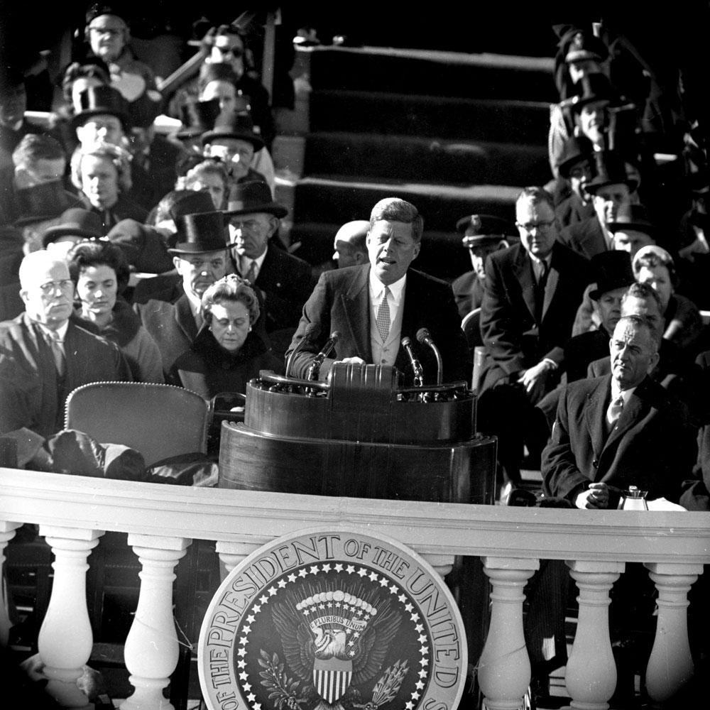 J.F. KENNEDY 'Ask not what your country can do for you.' Washington, 20/01/1961