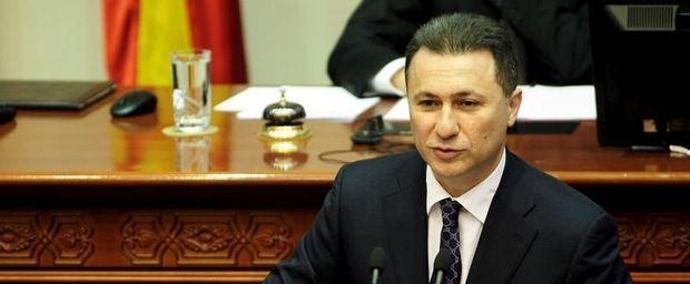 Macedonische premier Nikola Gruevski
