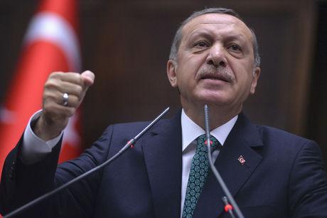 De Turkse premier Tayyip Recep Erdogan.