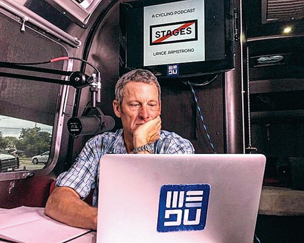 Van outcast naar podcast: de comeback van Lance Armstrong begon in een camper
